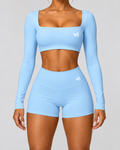 Ensemble Sport Femme - Top Manches Longues & Short